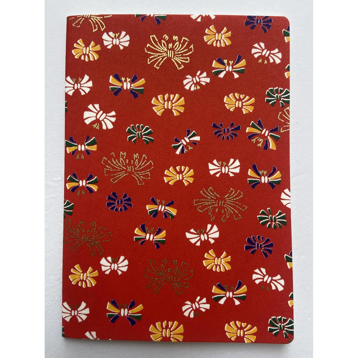 Cuaderno Echizen Washi B6 con Marca de Agua Sakura y Origami Yuzen