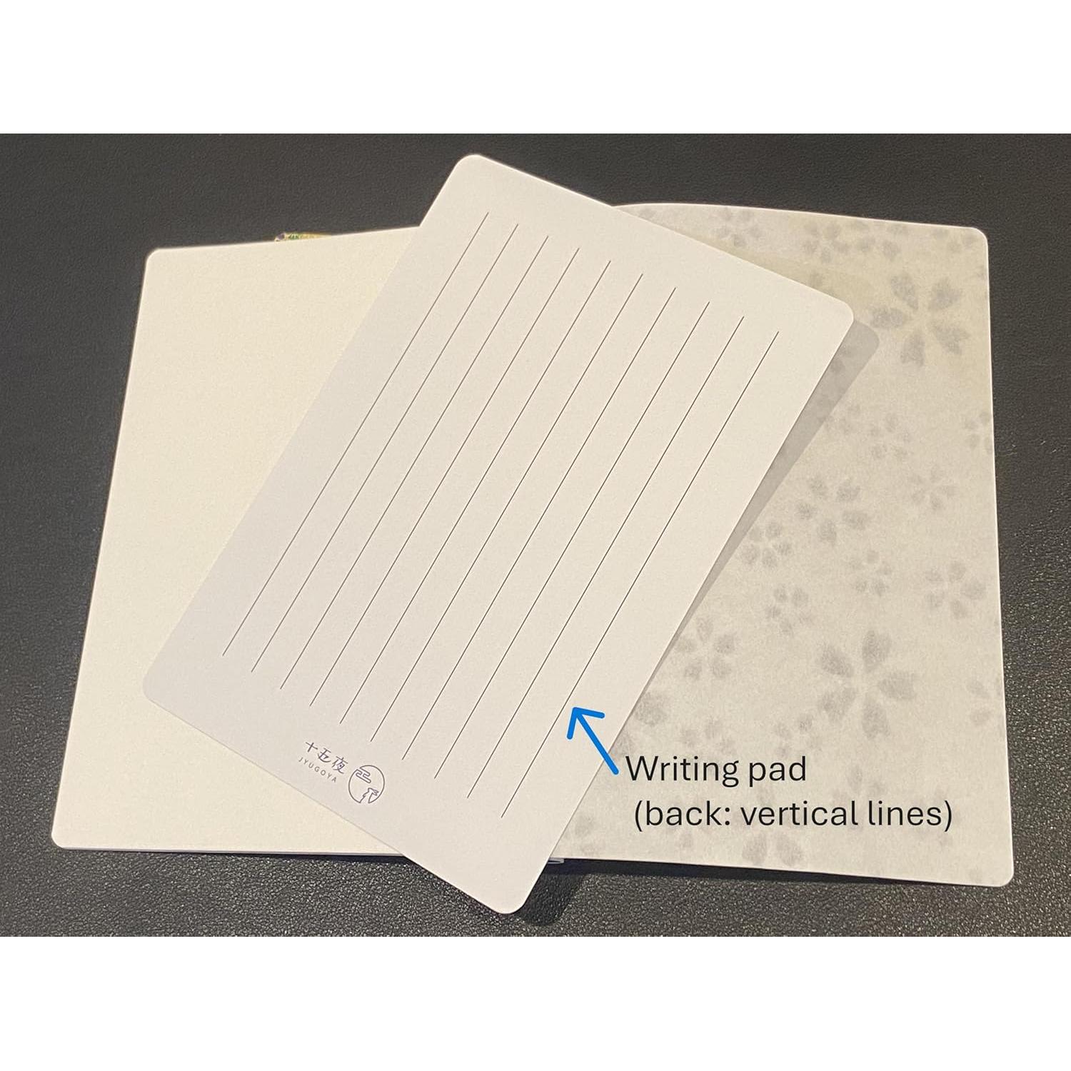 Cuaderno Echizen Washi B6 con Marca de Agua Sakura y Origami Yuzen