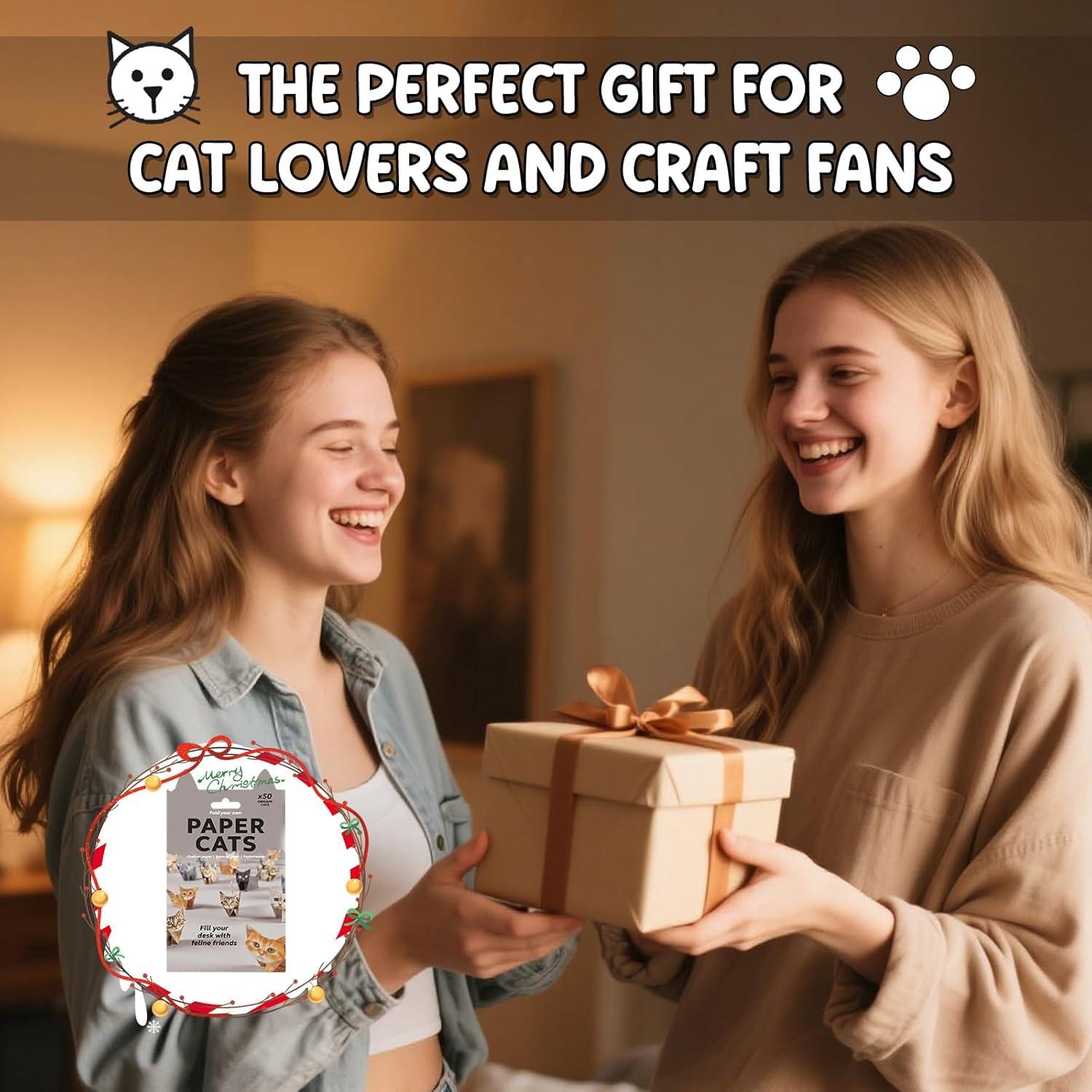 Kit de Origami de Gato y Perro 3D - 50 Hojas Genérico