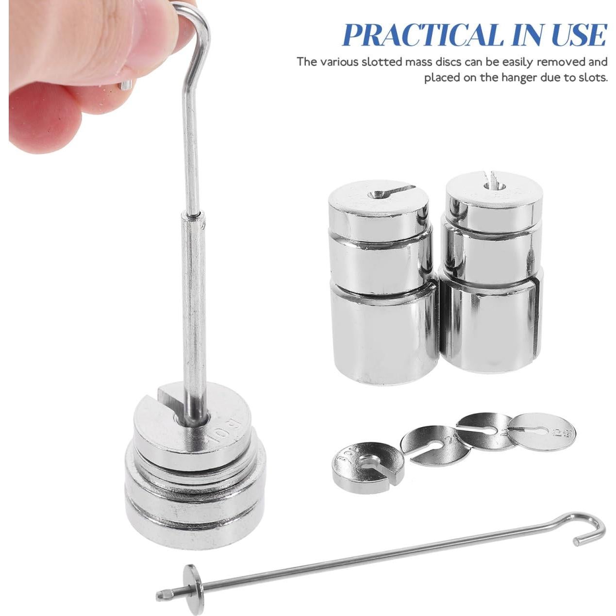 Set de Pesas Ranuradas VILLFUL para Experimentos de Física