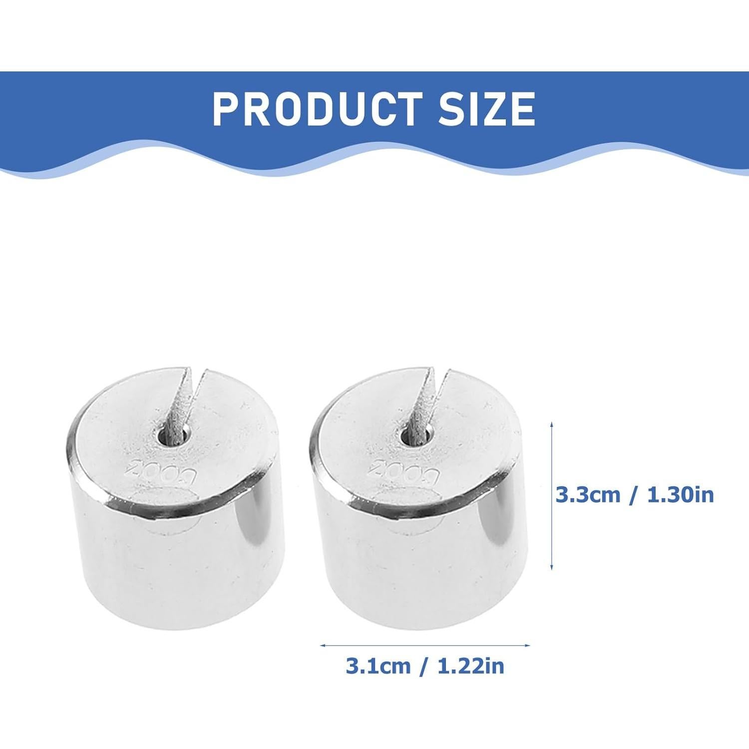 Set de Pesas Ranuradas VILLFUL para Experimentos de Física