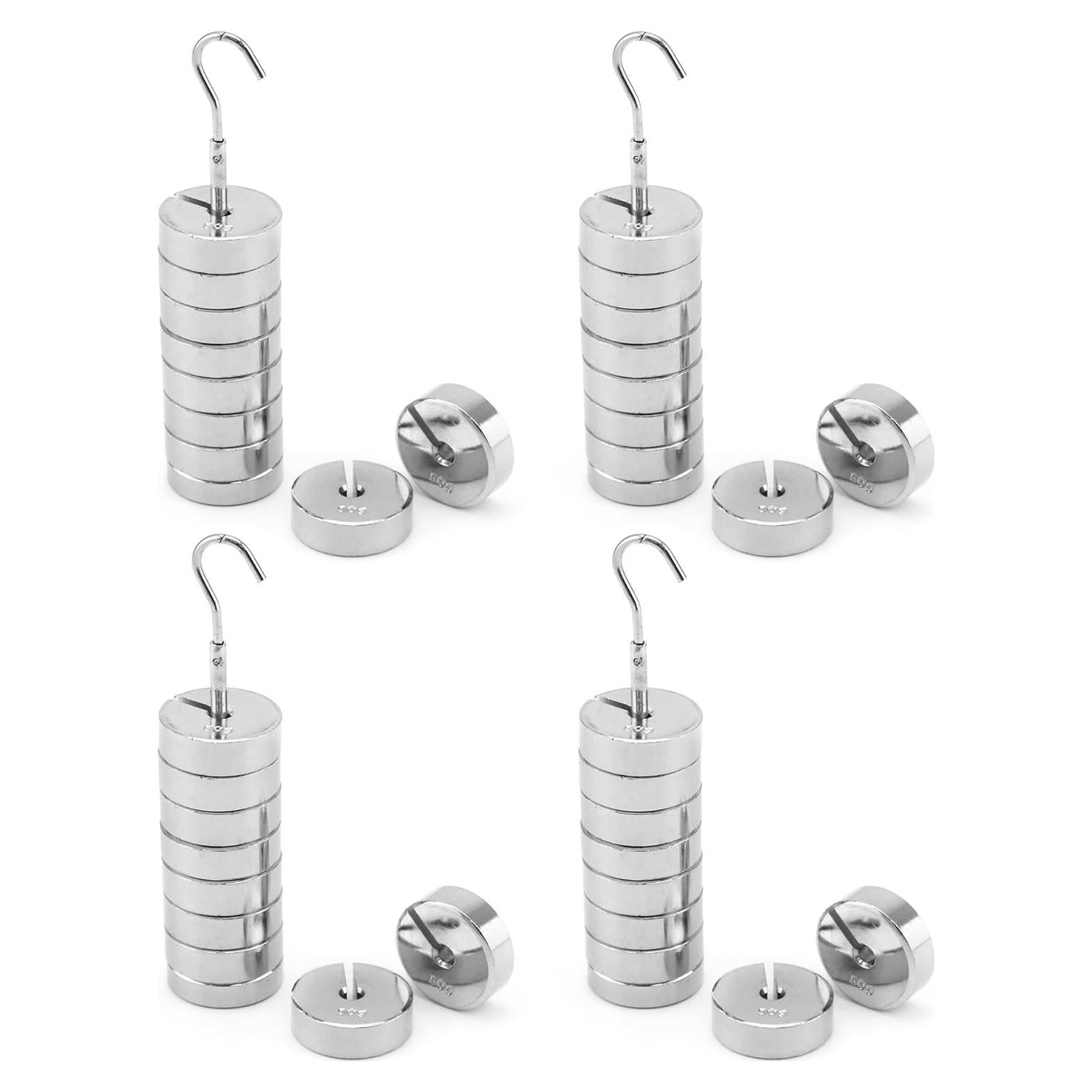 Juego de Pesas Ranuradas QWORK 9 Piezas 500g