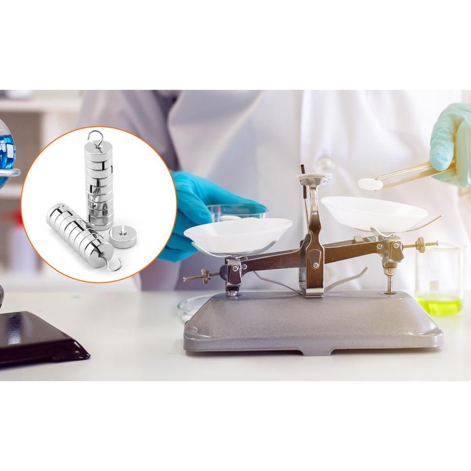 Juego de Pesas Ranuradas QWORK 9 Piezas 500g