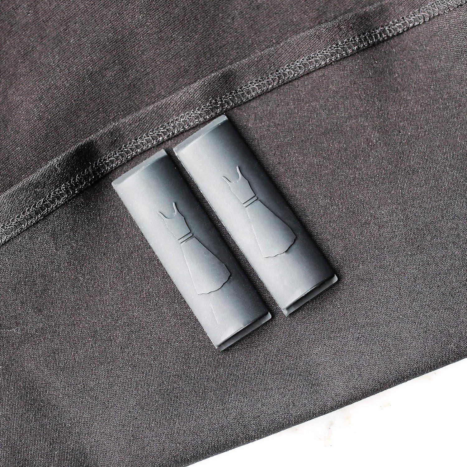 Pesas para Vestidos Dress Downs Reutilizables 4 Pzas Negro