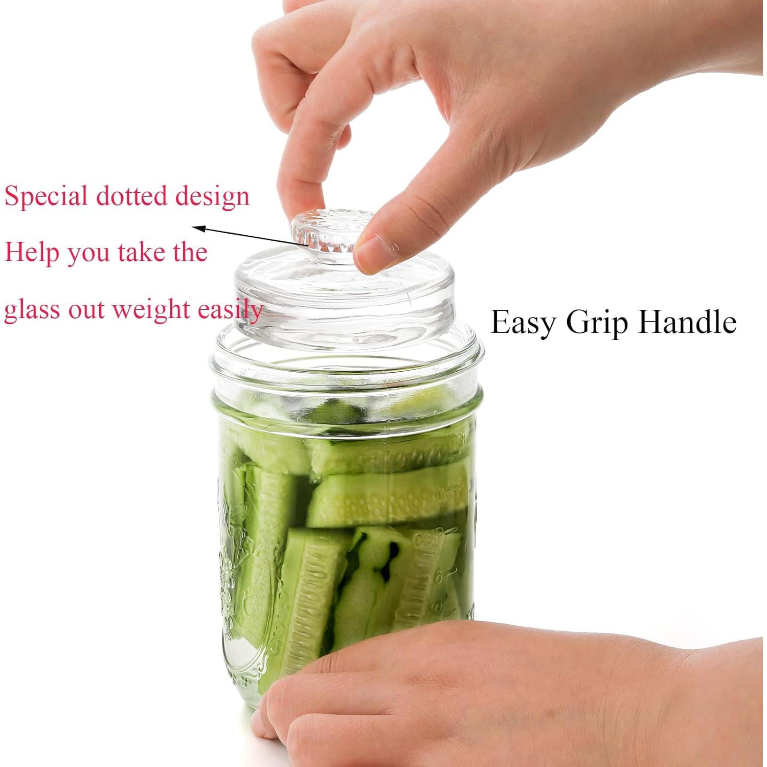 Pesas de Fermentación de Vidrio Cedilis 9 Piezas para Tarro