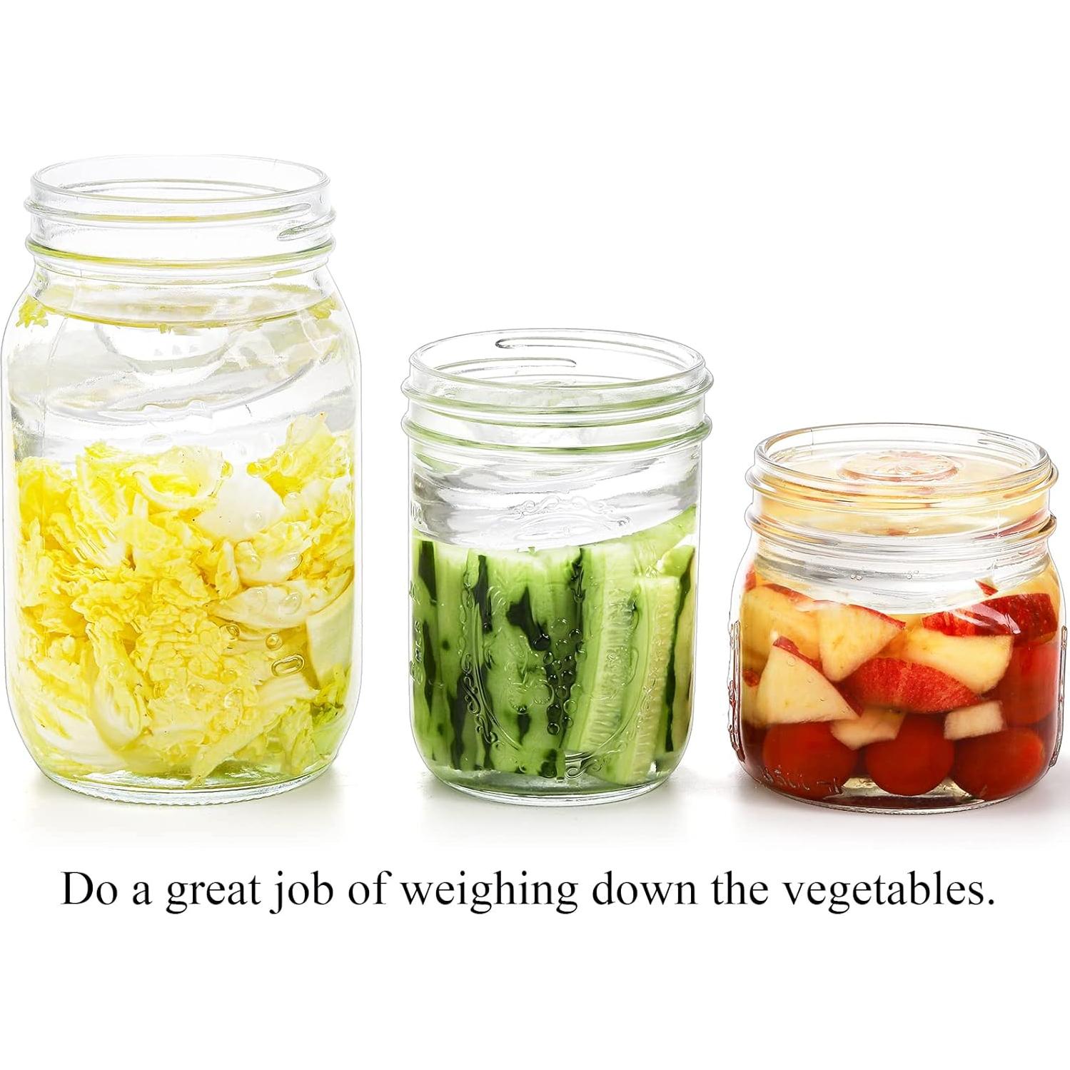 Pesas de Fermentación de Vidrio Cedilis 9 Piezas para Tarro