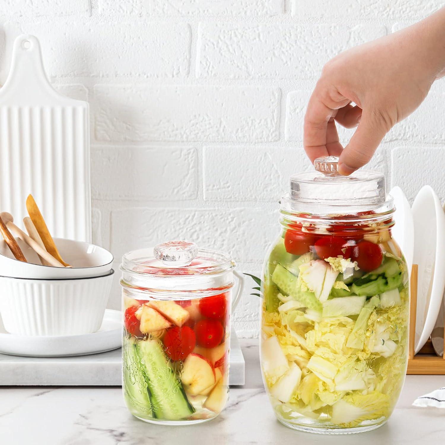 Pesas de Fermentación de Vidrio Cedilis 9 Piezas para Tarro