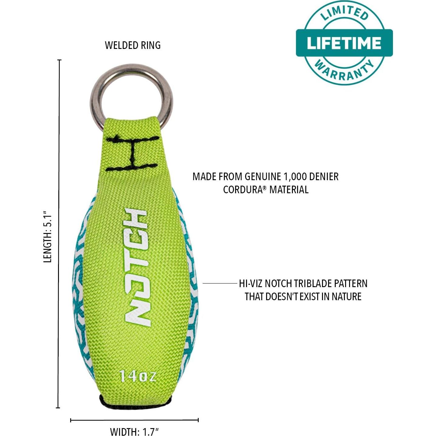 Peso de Lanzamiento Notch Zero 10oz (284g) Sin Plomo Hi-Viz