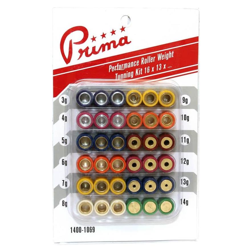 Kit de Afinación de Pesas de Rodillo Prima 16x13 (3g a 14g)