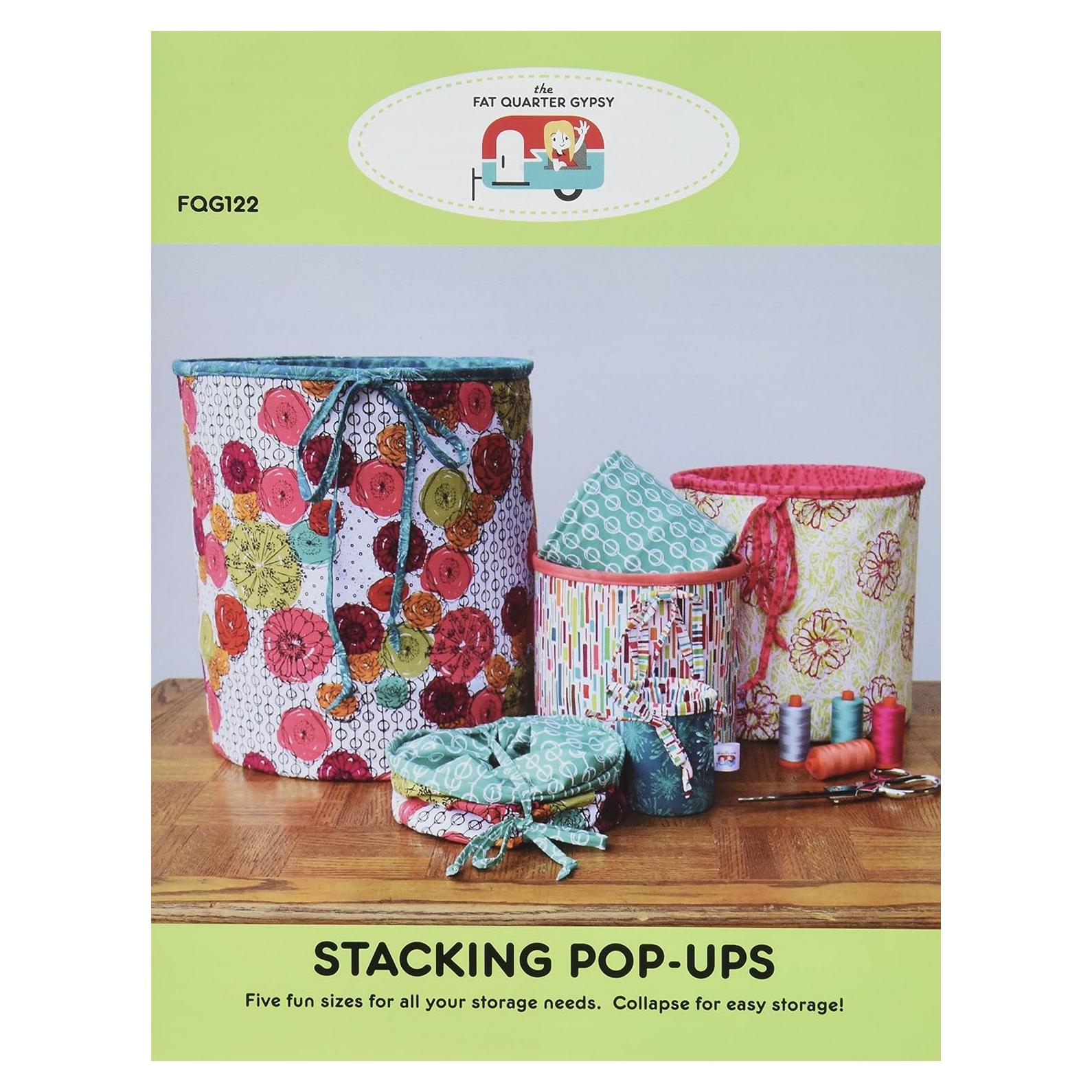 Patrón Pop-Up Apilable The Fat Quarter Gypsy - 3 Tamaños