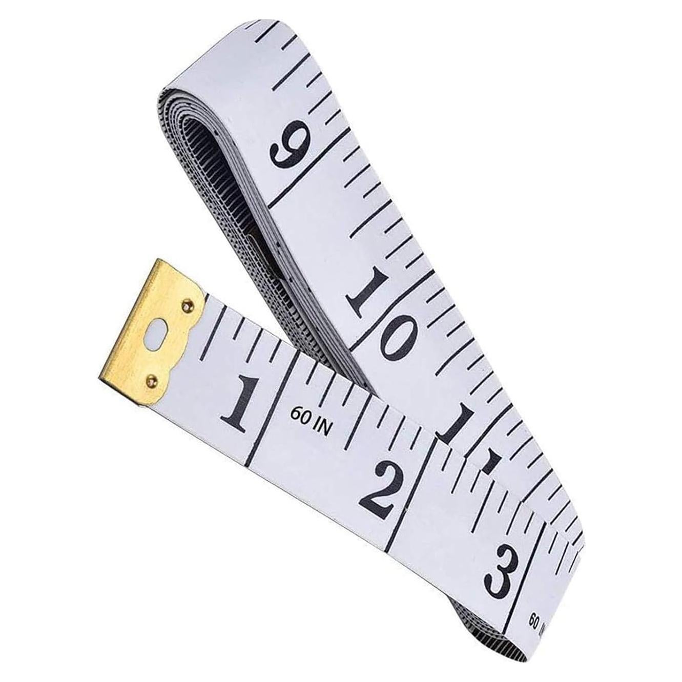 Cinta Métrica Suave Doble Escala Osldims 150 cm/60 in Blanco