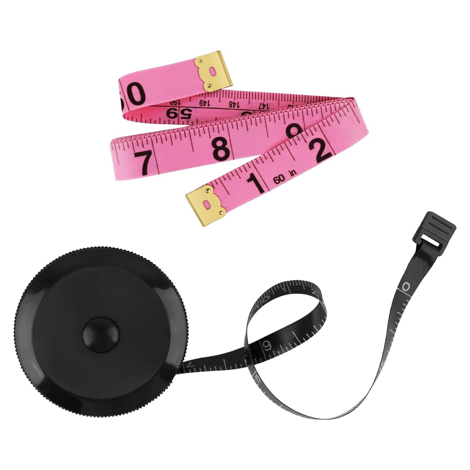 Paquete de 2 Cintas Métricas Retráctiles 150 cm BGJRBY