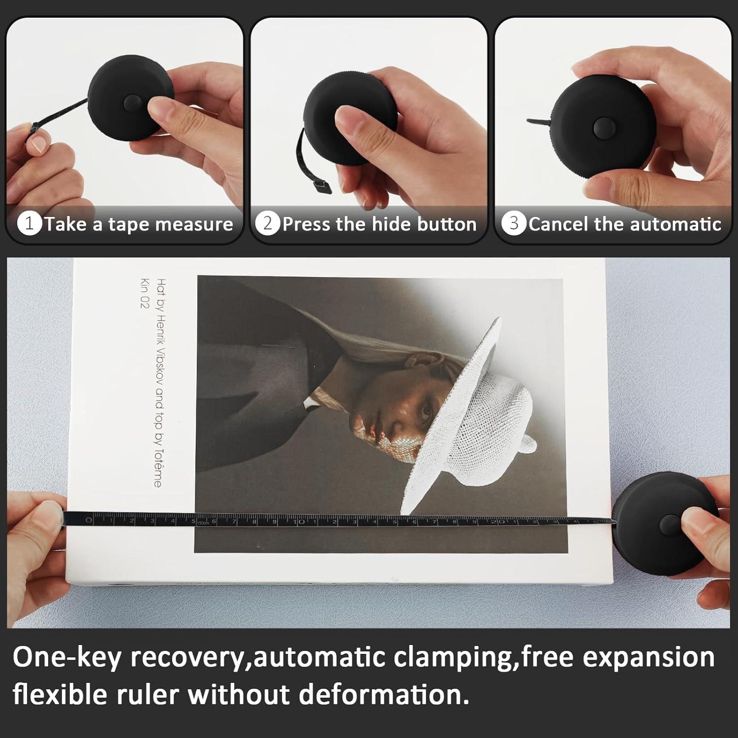 Paquete de 2 Cintas Métricas Retráctiles 150 cm BGJRBY