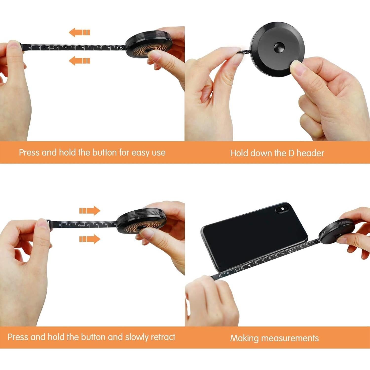 Paquete de 4 cintas métricas suaves Lydia's Deal 1.5 m