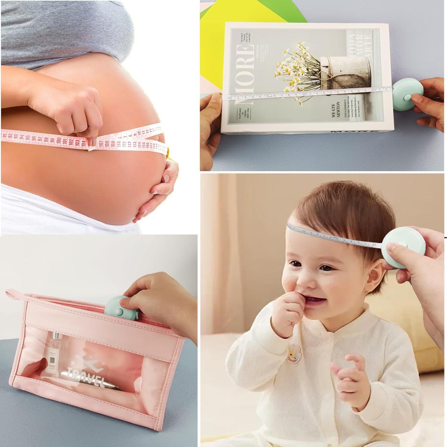 GDMINLO Cinta Métrica Retráctil 3 Pack 1.5m Costura Cuerpo