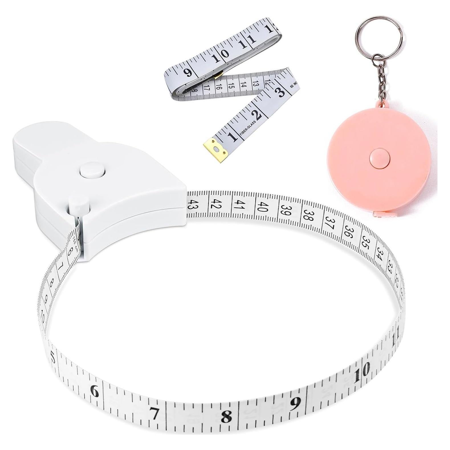 Cinta Métrica Corporal Retráctil Fullwee 152.4 cm con Llavero