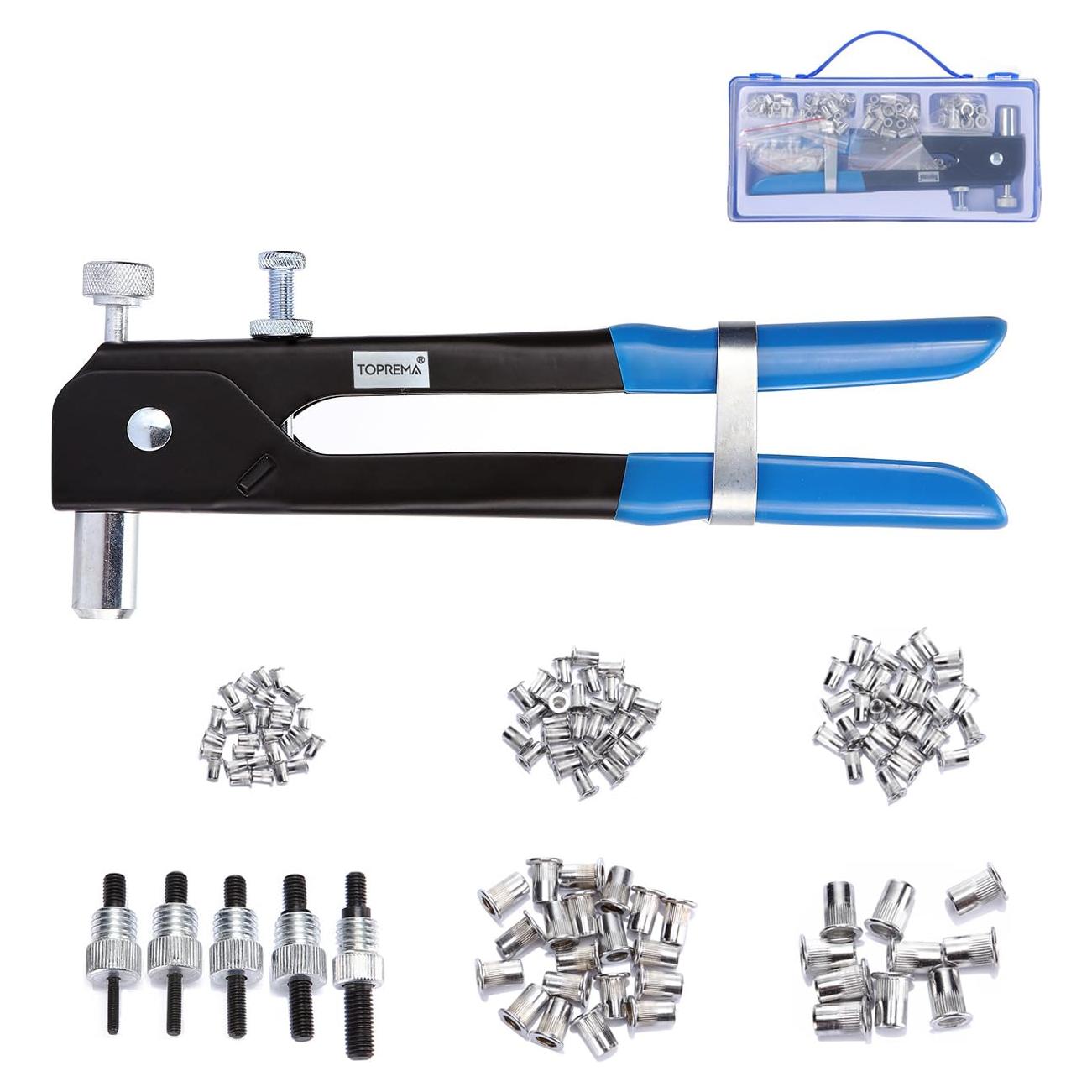Kit de Herramientas Remachadoras Toprema 126pcs M3 a M8