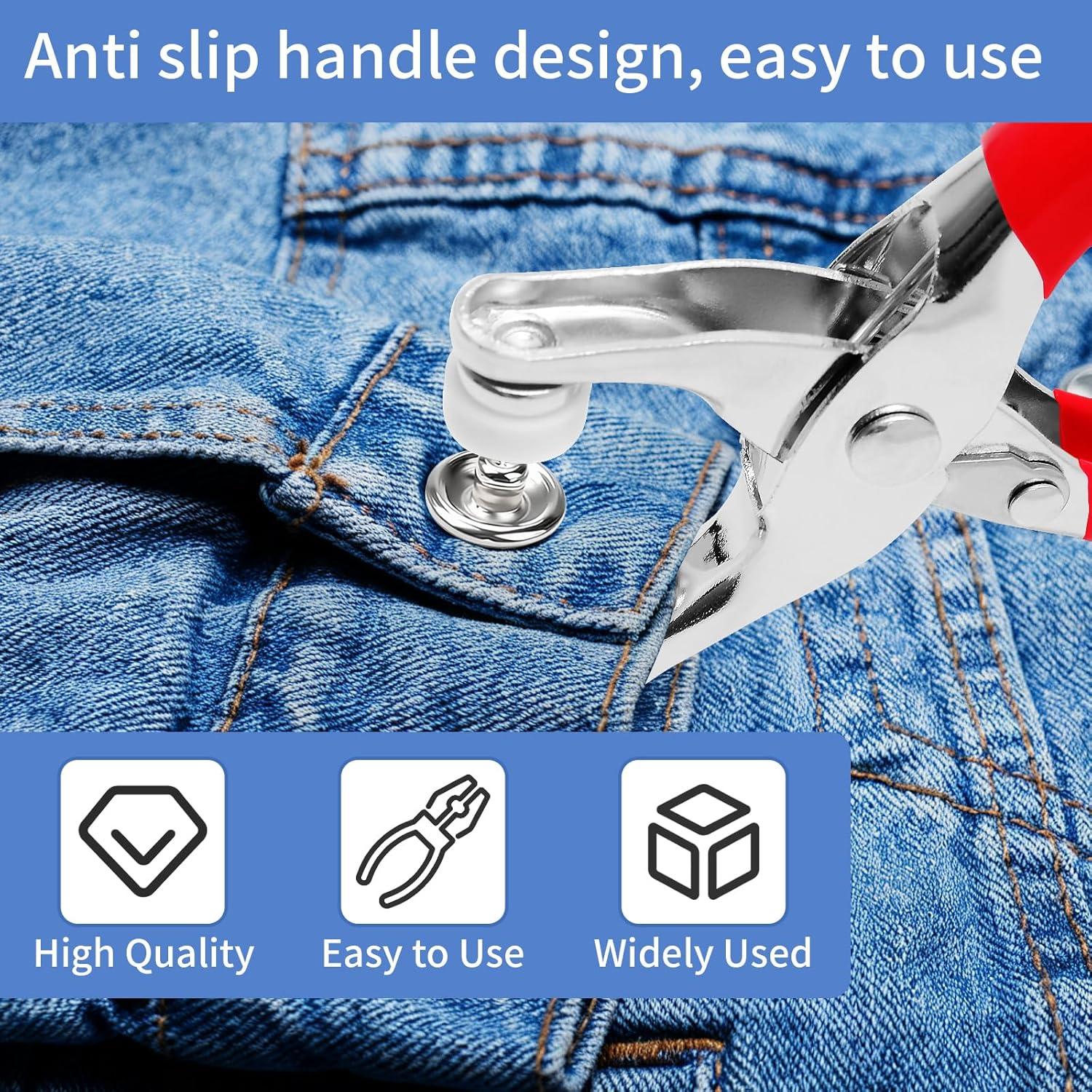 Kit de Botones a Presión Vintrex 200Set - 803 Piezas Metal