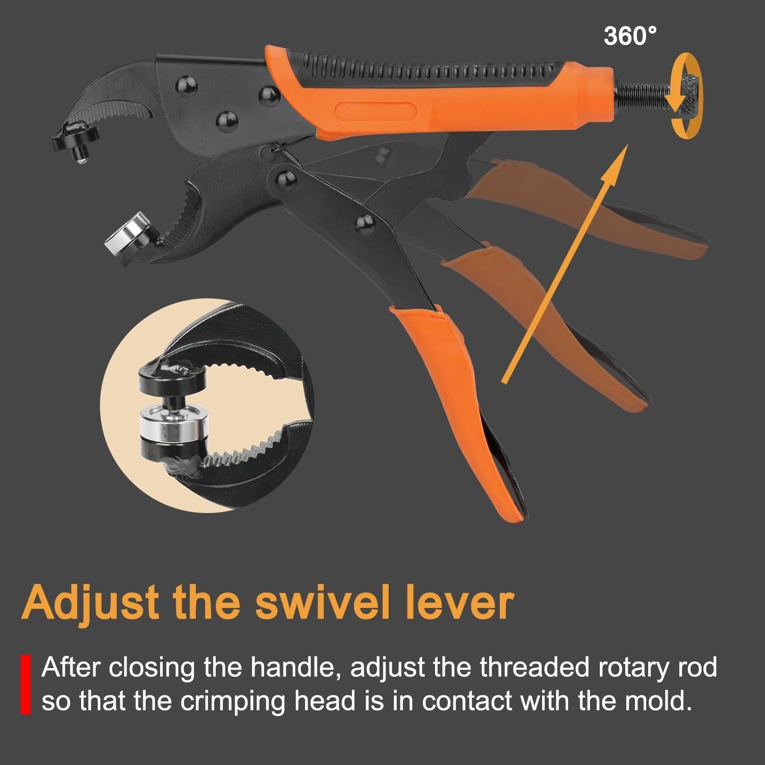 Kit de Herramienta de Botón a Presión YXGOOD 50 Juegos