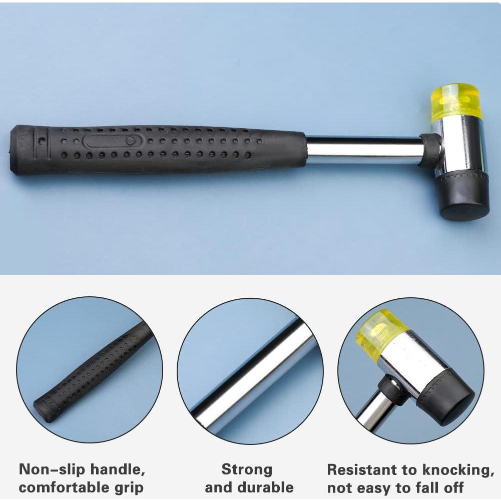 Kit de 120 Botones a Presión TLKKUE 10mm con Martillo y Herramientas