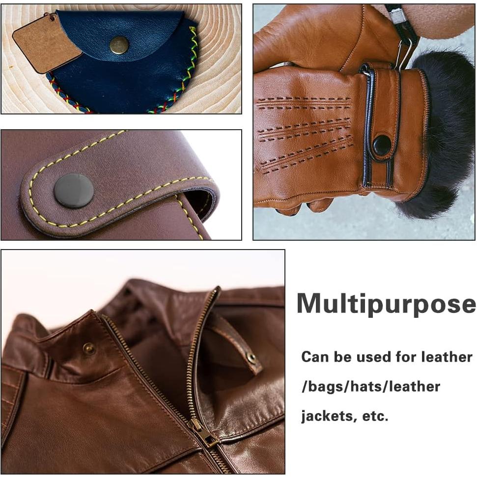 Kit de 120 Botones a Presión TLKKUE 10mm con Martillo y Herramientas