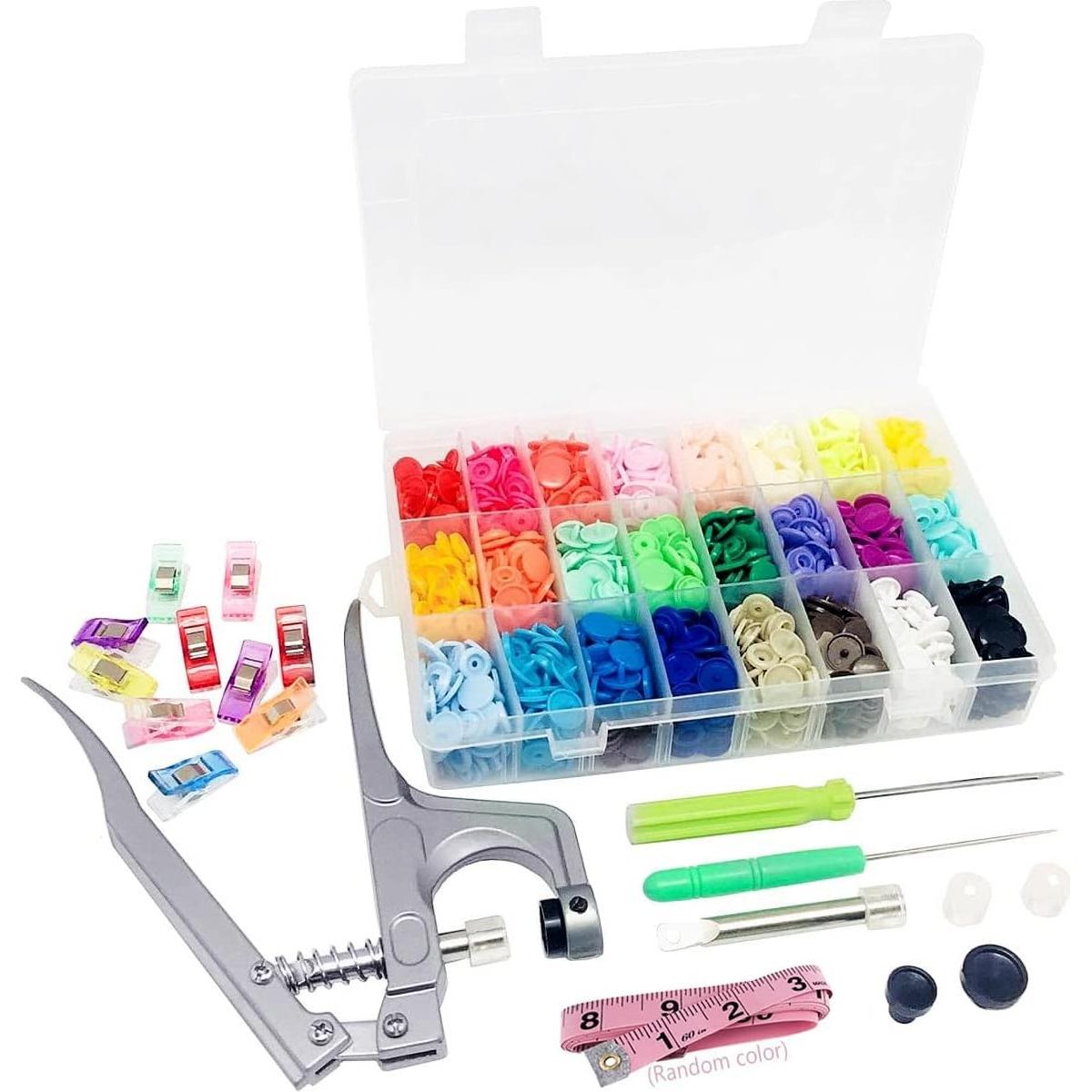 Kit de Broches FQTANJU 1440 Pcs T5 con Alicates y Clips