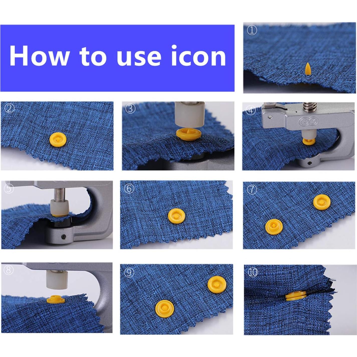 Kit de Broches FQTANJU 1440 Pcs T5 con Alicates y Clips