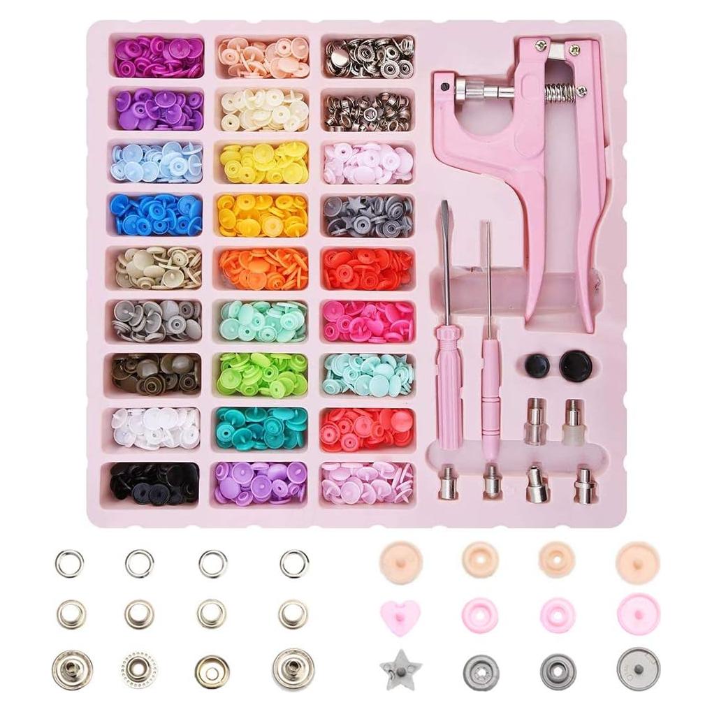 Kit de Botones a Presión Swiftrans 300 Piezas para Costura