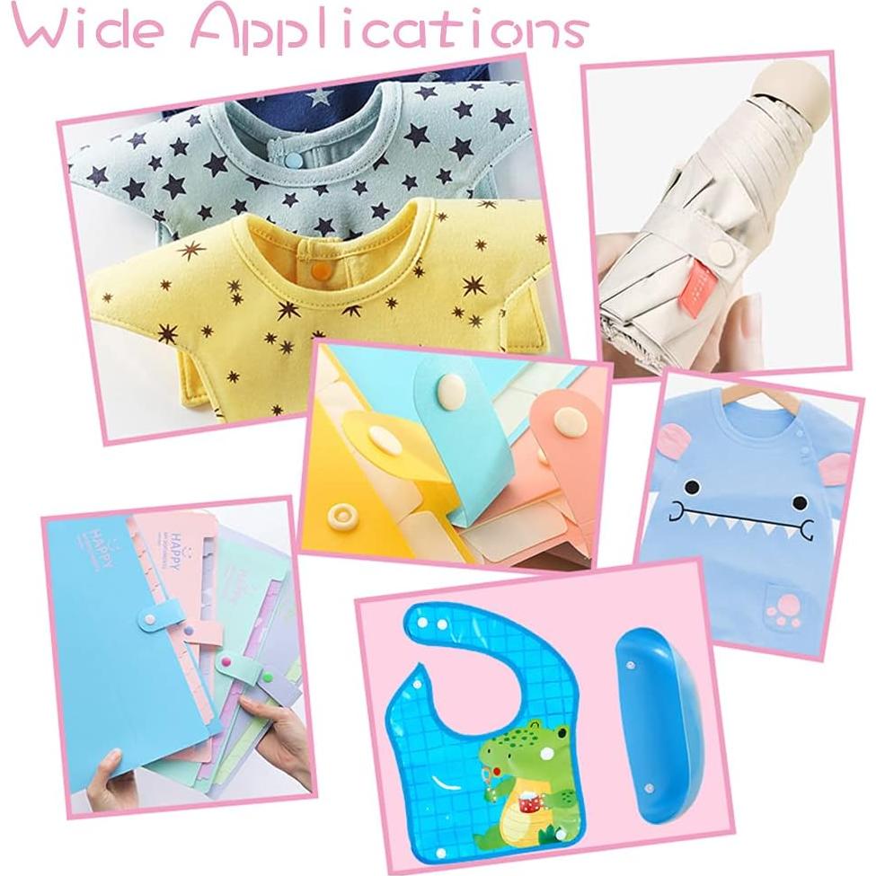 Kit de Botones a Presión Swiftrans 300 Piezas para Costura