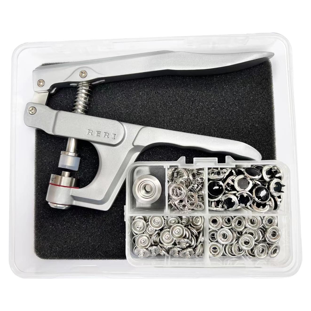 Juego de herramientas RERI para prensado de broches de perlas 40 juegos