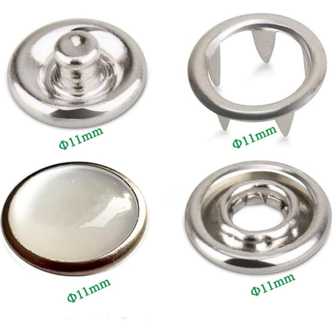 Juego de herramientas RERI para prensado de broches de perlas 40 juegos