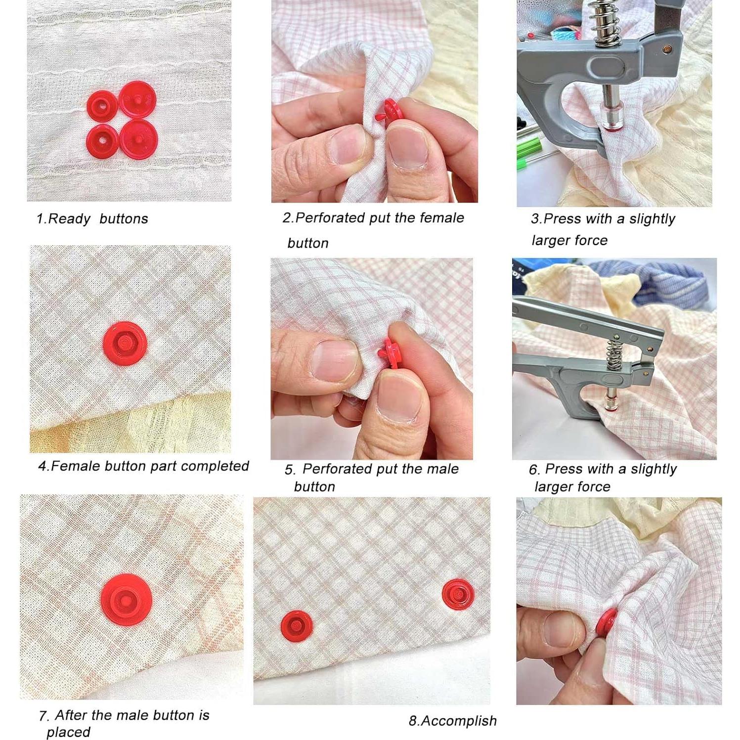 Kit de Botones a Presión IMNTHO con Alicates - 150 Juegos T5