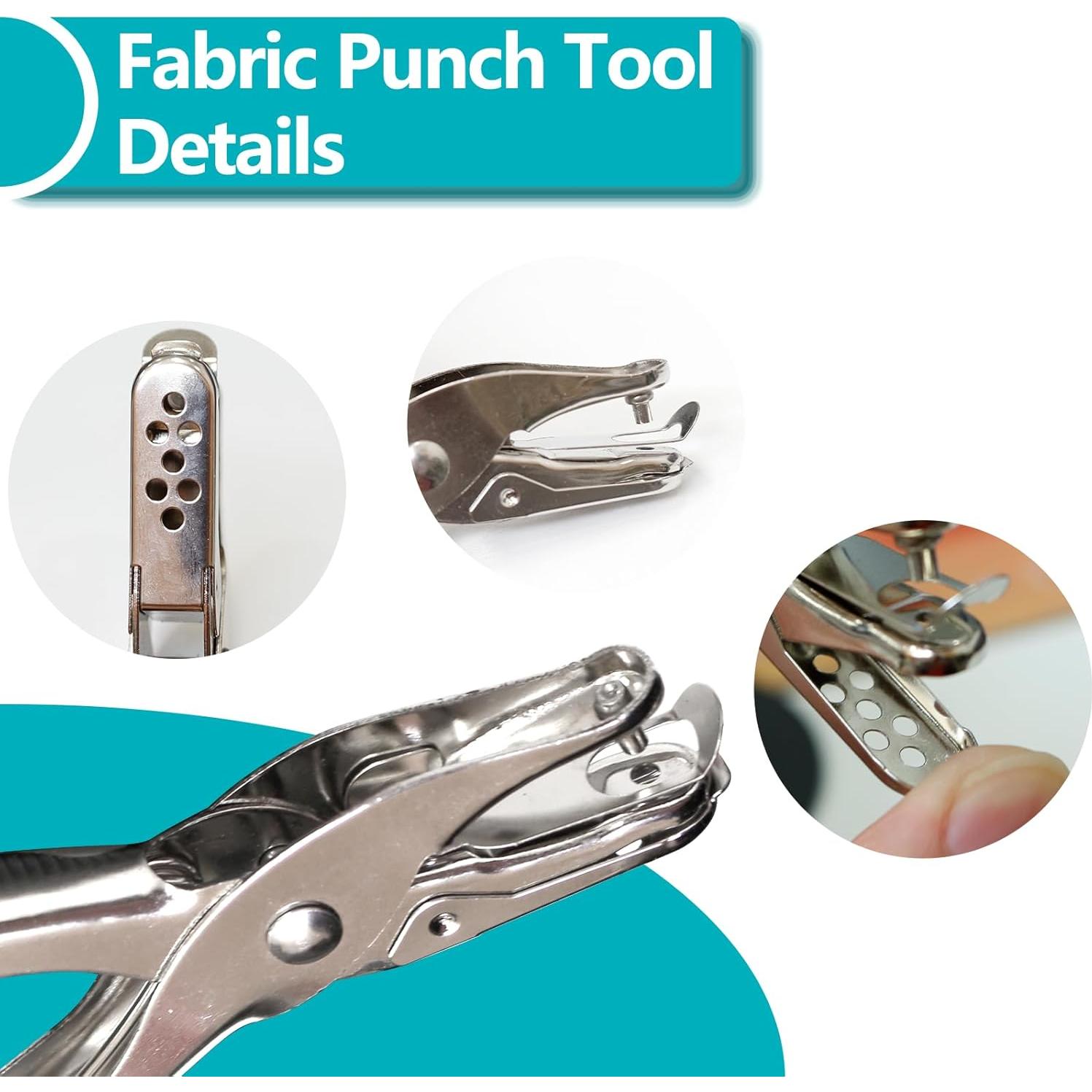 Kit de Botones de Lienzo 324 Piezas Acero Inoxidable DIY