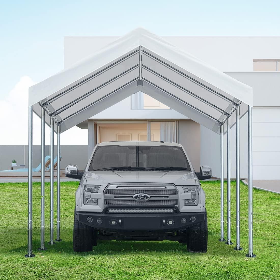 Toldo de Reemplazo Genérico 3x6m Blanco para Carport