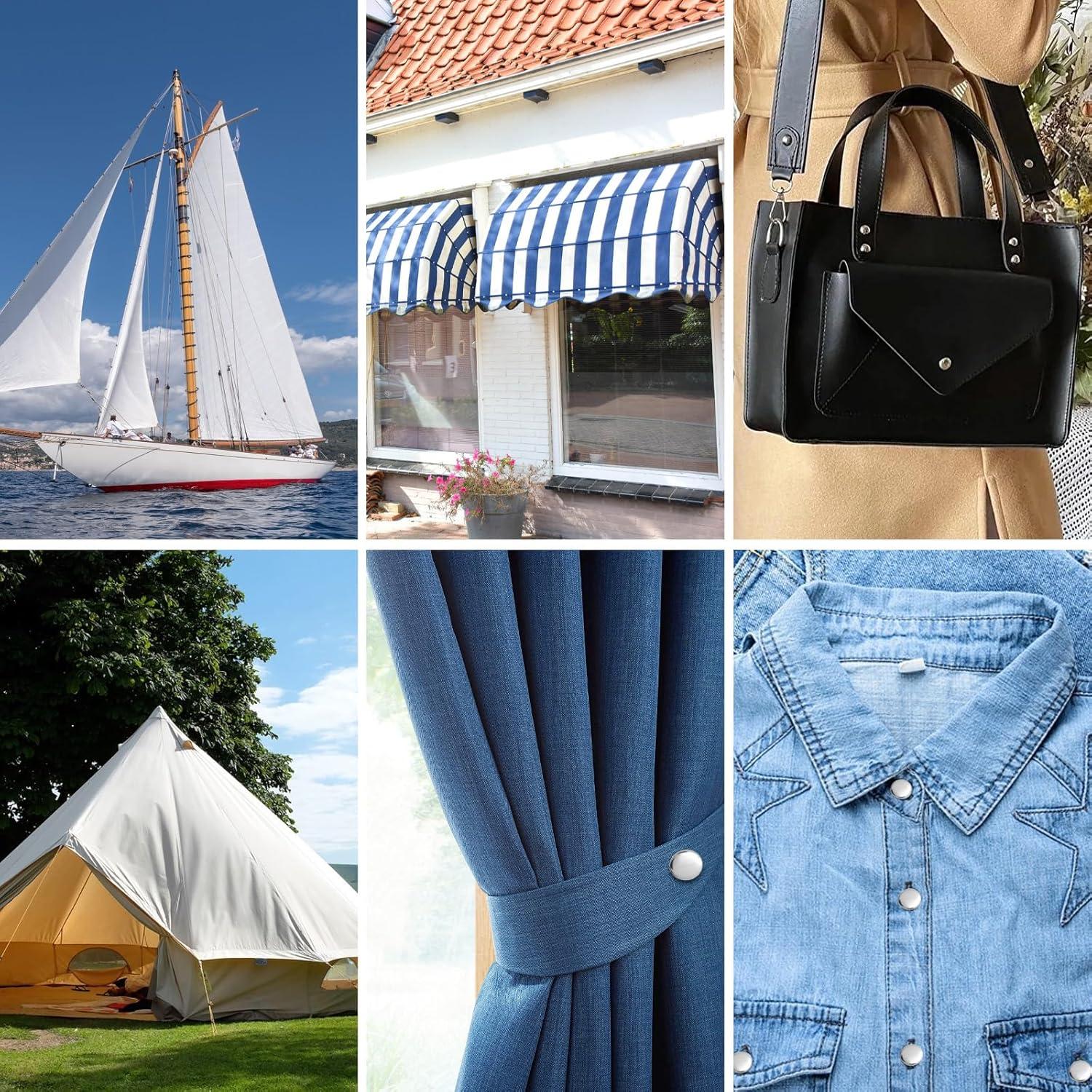 Herramienta de Botón a Presión LAKIX 30 Juegos 15mm Amarillo