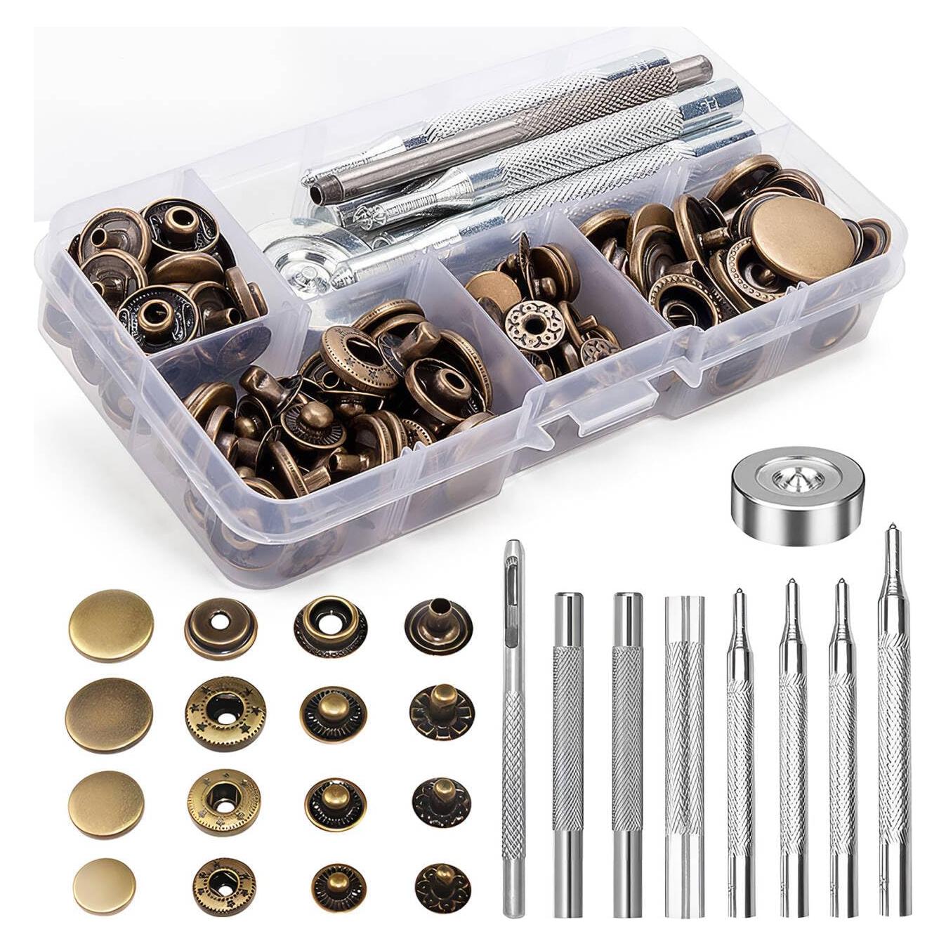 Kit de Broches de Presión Ofone - 40 Juegos + 9 Herramientas