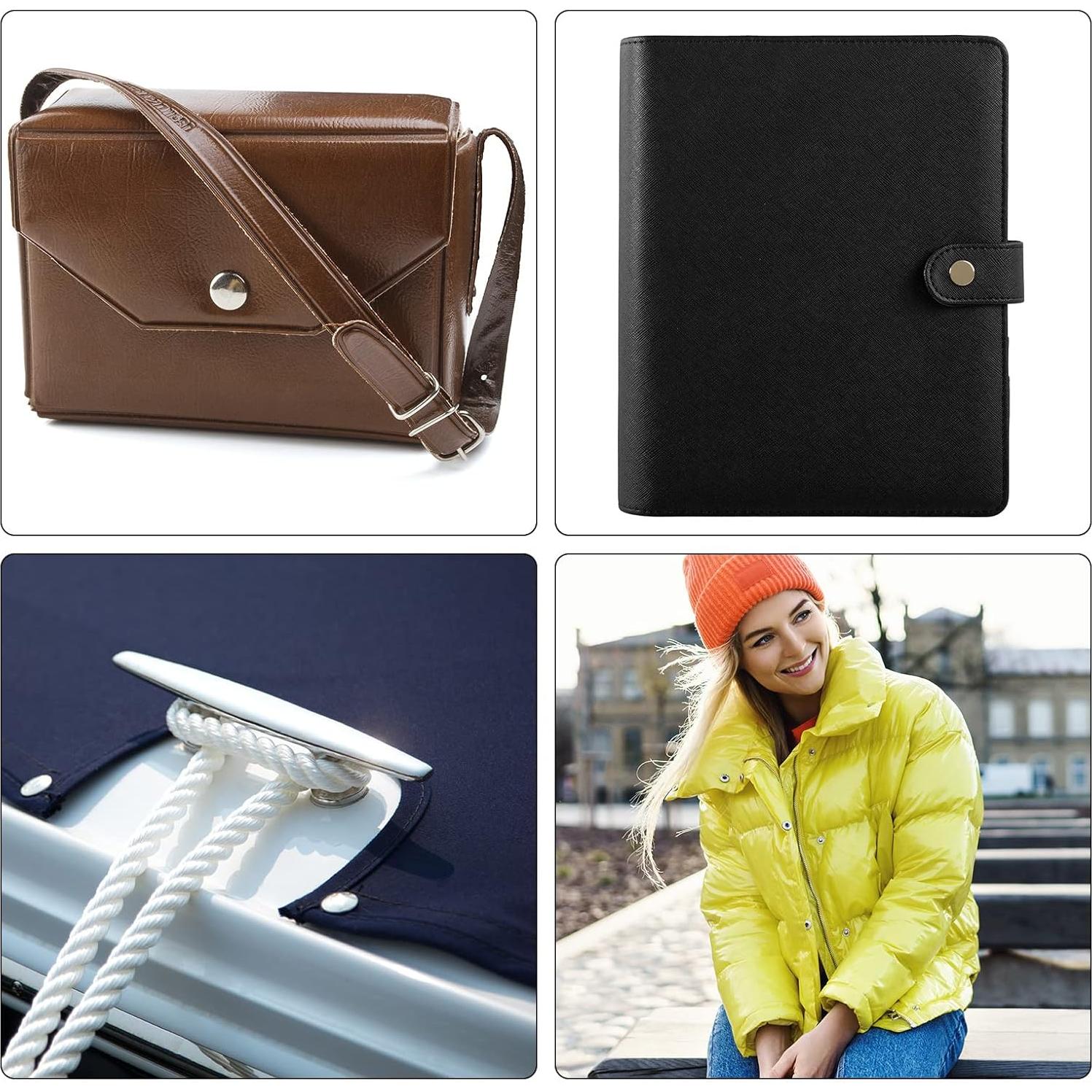 Kit de 90 Botones de Presión uxcell 10mm con Herramientas