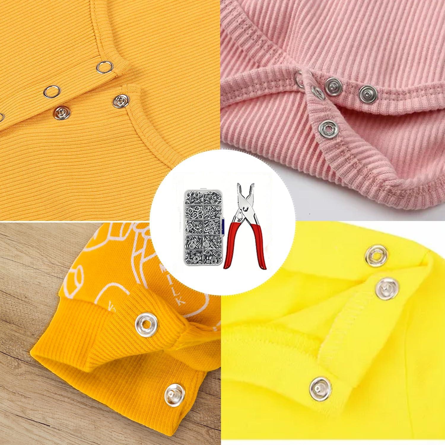 Kit de Broches a Presión ZQtyf - 100 Juegos de 9.5mm Metal