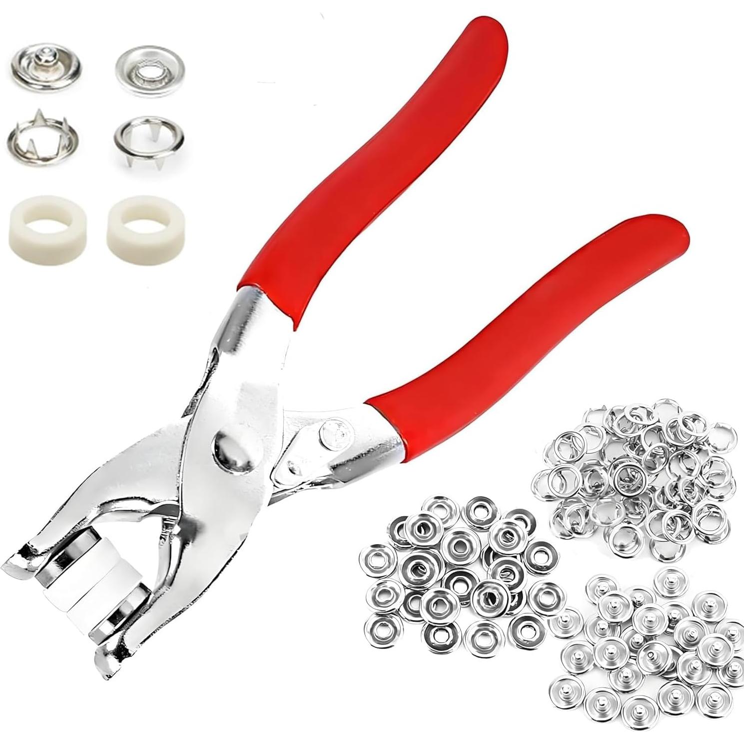 Kit de Broches a Presión ZQtyf - 100 Juegos de 9.5mm Metal