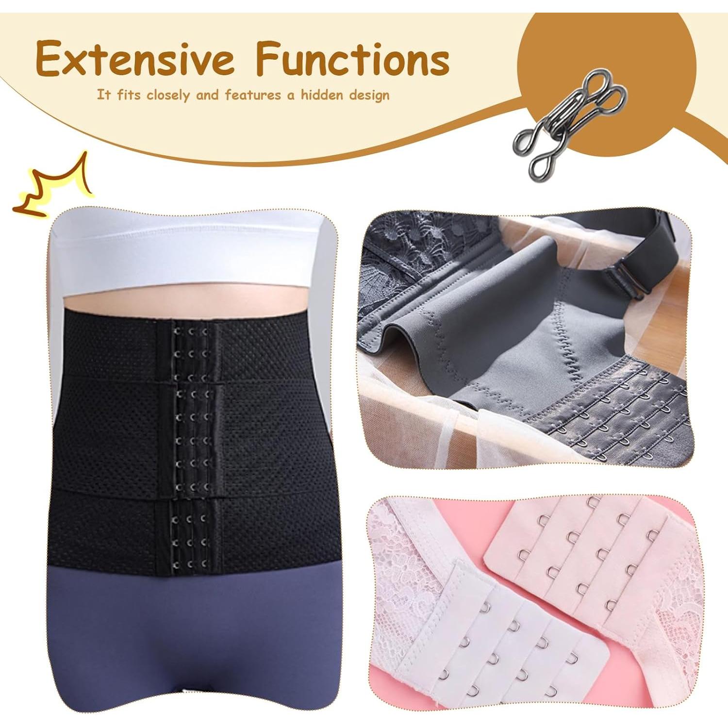 Set de 160 Ganchos y Ojos de Metal SHRJ para Coser 4 Colores