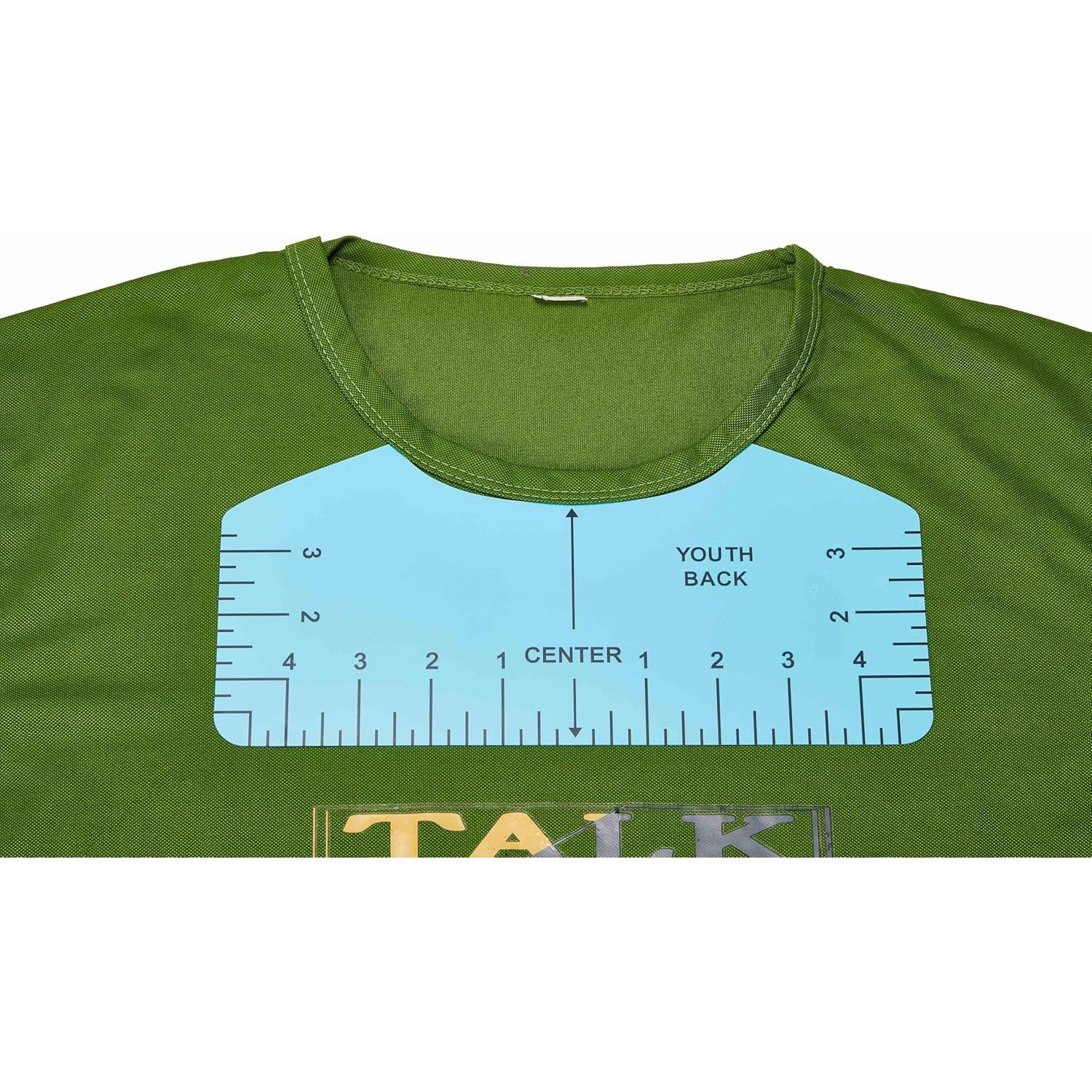 Plantilla de Alineación para Camisetas GLOCTO 8 Piezas PVC