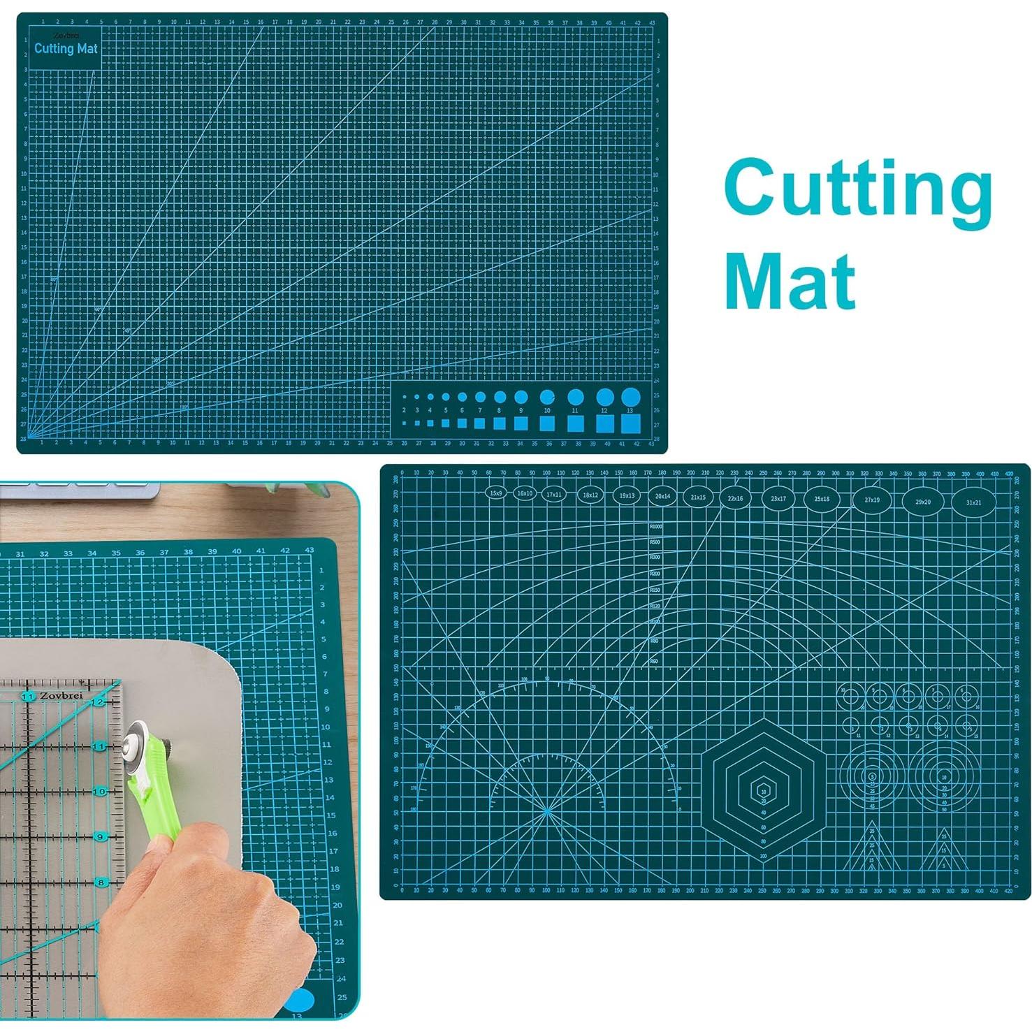 Juego de Reglas de Acolchado Acrílicas Zovbrei 4 Piezas