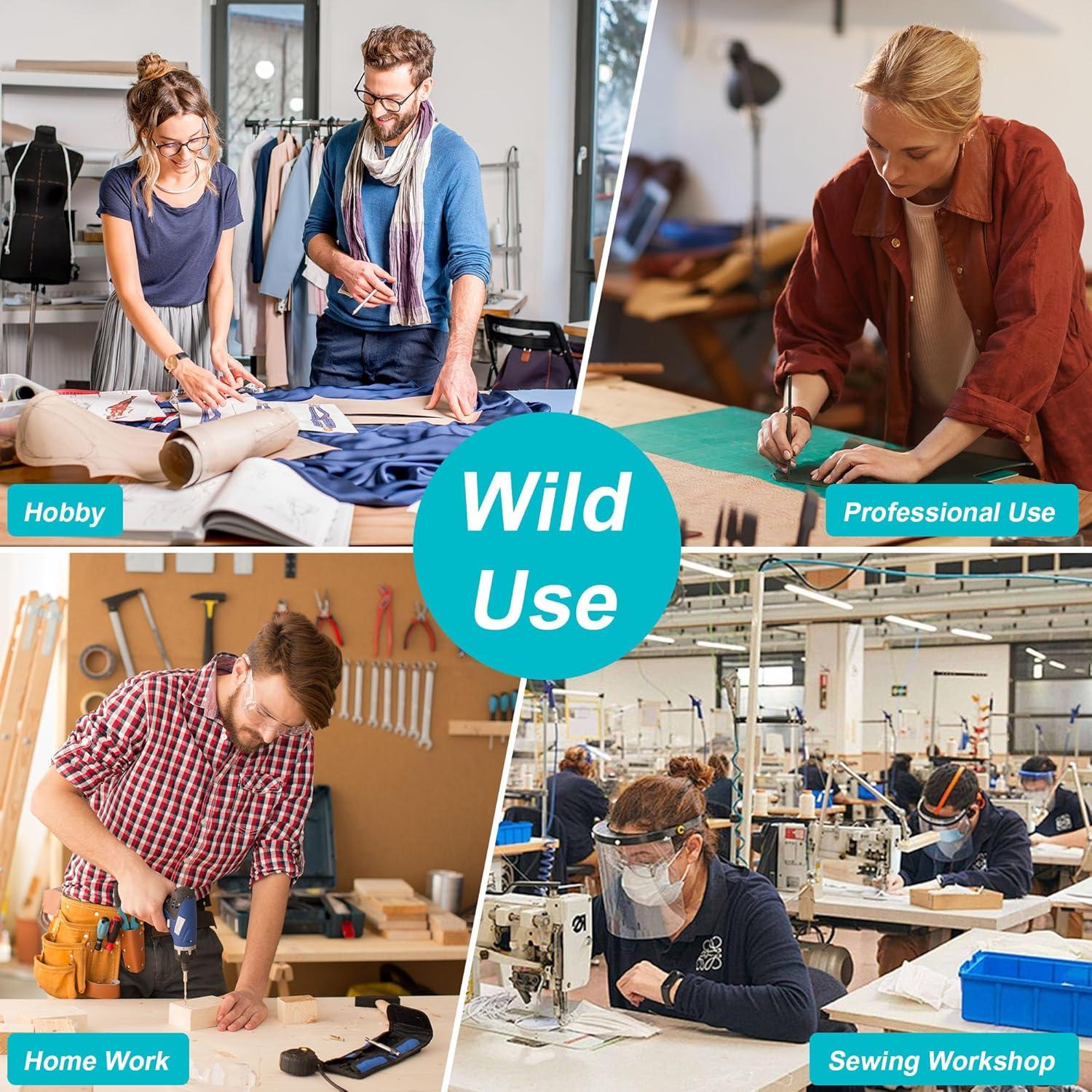 Juego de Reglas de Acolchado Acrílicas Zovbrei 4 Piezas