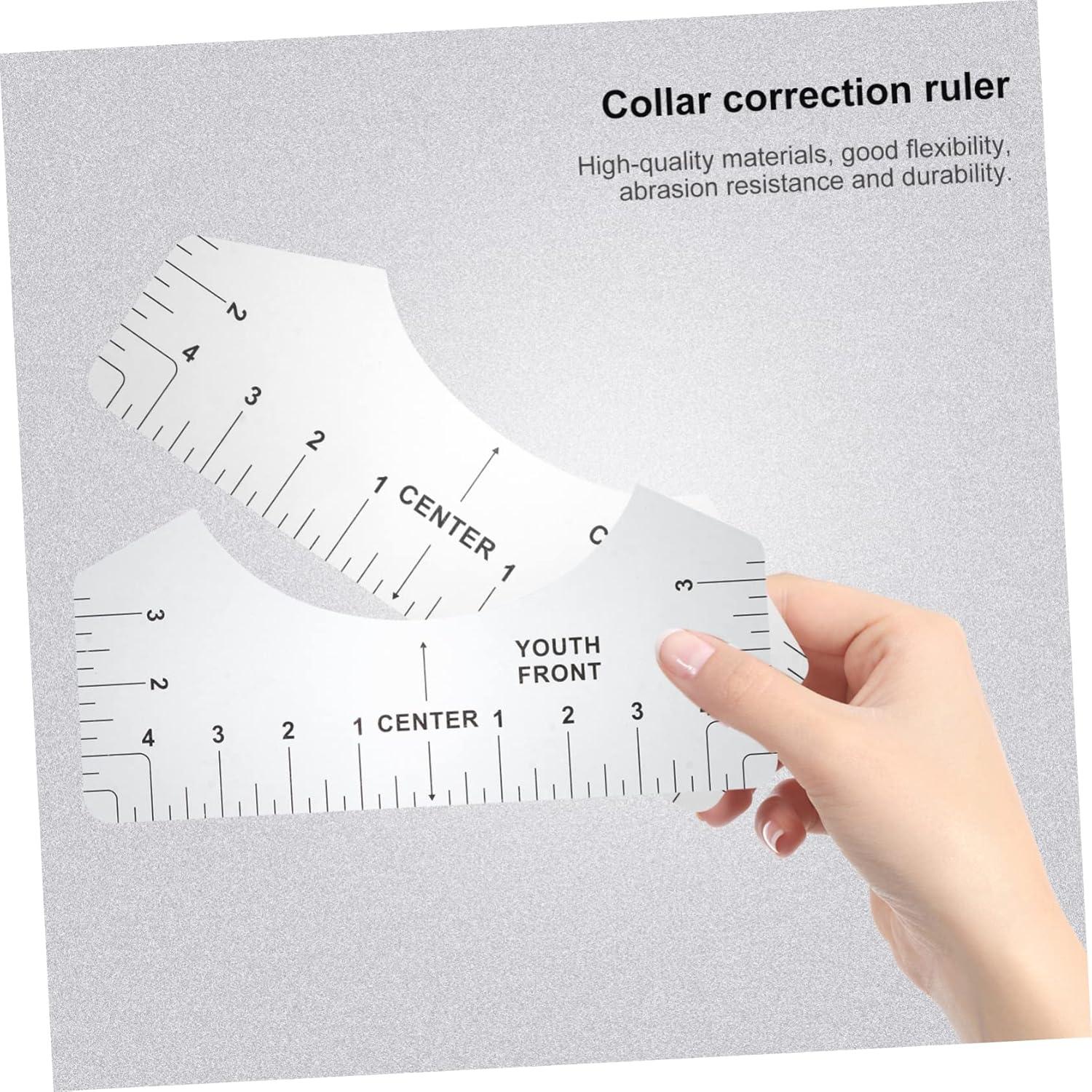 Juego de 8 Reglas de Medición para Camisetas Veemoon 25.4x12.5cm