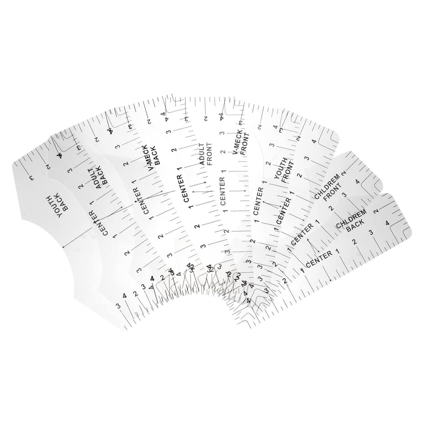 Juego de Herramientas de Alineación para Camisetas 8 Piezas OSALADI