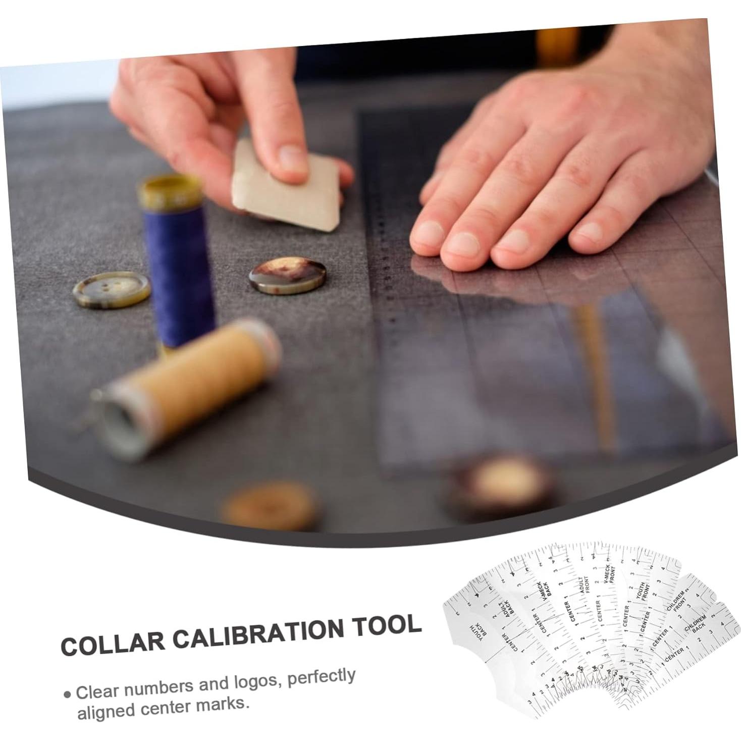 Juego de 8 Reglas de Alineación DOITOOL para Camisetas