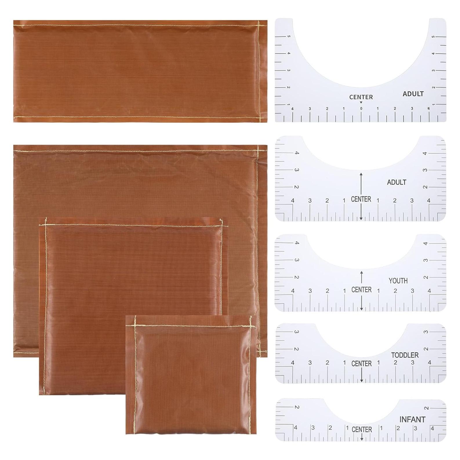 Kit de Prensa Térmica 9 Piezas Teflón Mekueeex