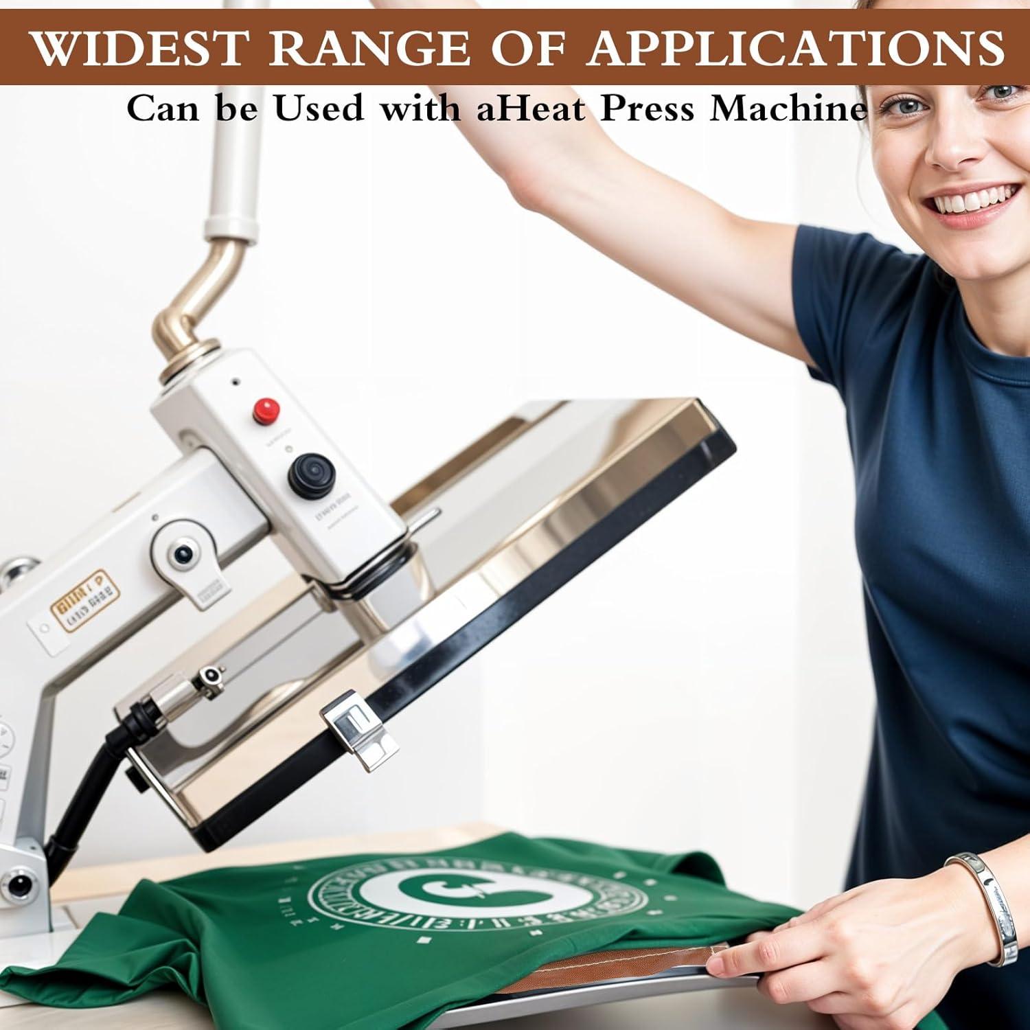 Kit de Prensa Térmica 9 Piezas Teflón Mekueeex