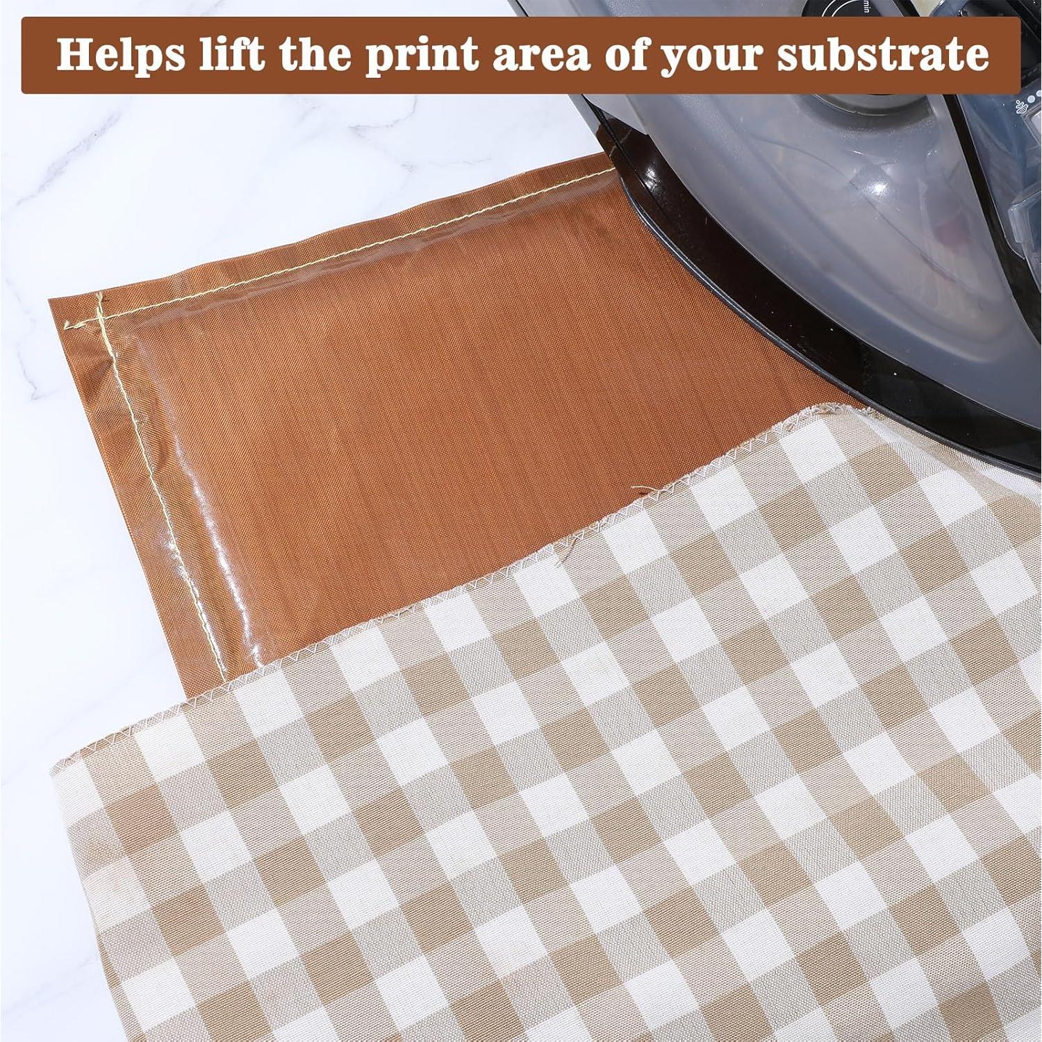 Kit de Prensa Térmica 9 Piezas Teflón Mekueeex