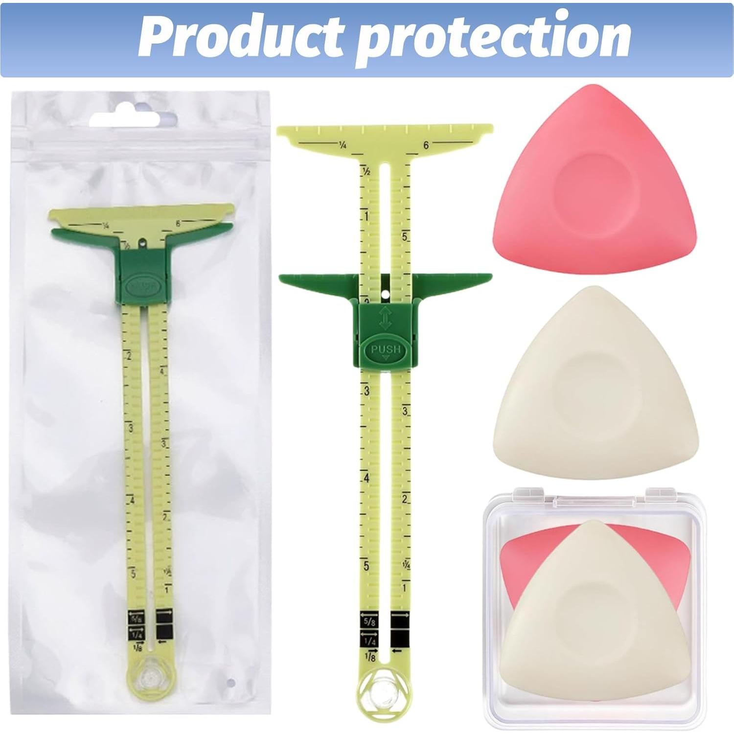 Juego de Herramientas de Medición 5-en-1 Belalasuyu para Costura